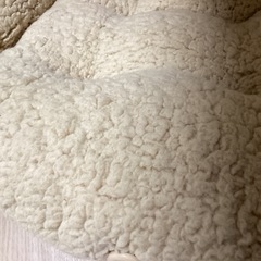 腰ぽか毛布　イス用　座布団　座椅子　定価2980円　折り畳み　持ち運びOKの画像