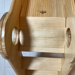 【ほぼ新品】Rizkiz木製滑り台の画像