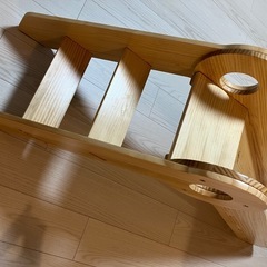 【ほぼ新品】Rizkiz木製滑り台の画像