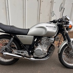 【動画あり】 GB250クラブマン ペイトンプレイスマフラー社外新品サスレトロバイクの画像