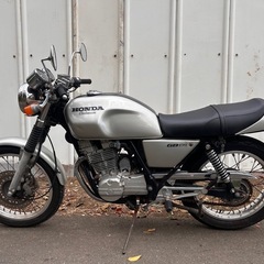 【動画あり】 GB250クラブマン ペイトンプレイスマフラー社外新品サスレトロバイクの画像