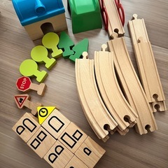 【早い者勝ち】木製レール全部まとめての画像