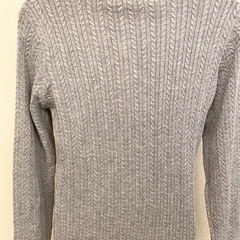 未使用値札タグ付 marie claire ニット取り外し可能タートルネック セーター ゴルフウェア マリクレールマリ・クレール GOLF サイズMの画像