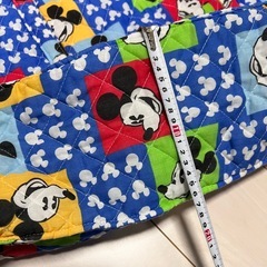 お昼寝布団入れ　トートバッグ　キルティング　ミッキーの画像