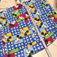 お昼寝布団入れ　トートバッグ　キルティング　ミッキーの画像