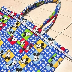 お昼寝布団入れ　トートバッグ　キルティング　ミッキーの画像