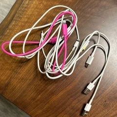 引き出し整理　　　色々なケーブル　　線の画像