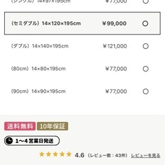 nishikawa 【 西川 】 [エアー 01] マットレス シングル 高反発 眠りを深くする 特殊立体波形凹凸構造 自然な寝姿勢をキープ 通気性 快眠サポート 厚さ8cm 敷き布団 軽量 丸めて保管可能 日本製 エアー AiR ブルー/ハード HC09401631B 【の画像