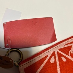 チャムス　スライス柄ミニポーチの画像