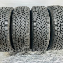 235/65R18 110Tミシュラン アルミホイール付き4本　バリ山　2021年製　の画像