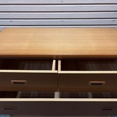 ※終了※タンス 引き出し収納 洋服ダンス 木製 衣類収納の画像