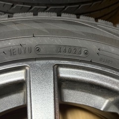 175/65R15 ダンロップスタッドレスタイヤホイールセット4本 2024年製造 ②の画像