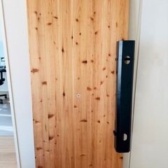 KANADEMONO 無垢杉　天板　180cm＋　サンワサプライ　ケーブルトレーの画像