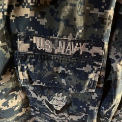 US NAVY／デジタルカモジャケット アメリカ軍 US 戦闘服 迷彩の画像