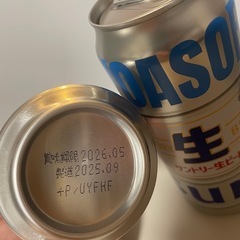サントリー生ビール500mlx2本の画像