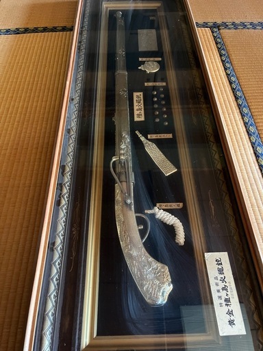 火縄銃のオブジェ