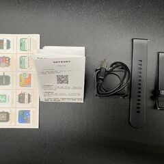 ★【美品】smart watch HryFineアプリ対応　日本語取説ありの画像