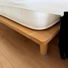 無印良品ベッドフレーム&マットレス(ダブル))の画像