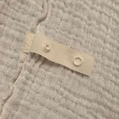 無印良品　コットン 　セミダブル　掛け布団カバー 　スナップボタン付きの画像