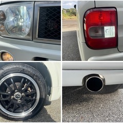 ラパン　車検2年付き　平成15年式　ターボ　バックカメラ　14インチアルミホイール　ブースト計　の画像