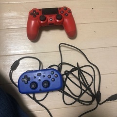 PS4 2000B 有線コントローラー 無線コントローラーの画像