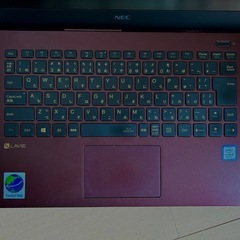 NEC LAVIE ノートPC ワインレッドの画像