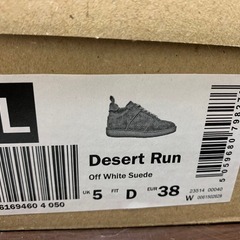 新品未使用 クラークスClarks Desert Run 約24cmの画像