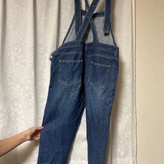 デニムオーバーオールの画像