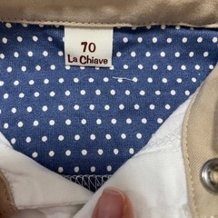 ラキエーベ　ロンパース　70の画像