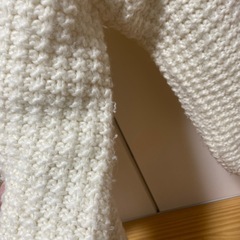 レプシム　ニットカーディガン　ホワイトの画像