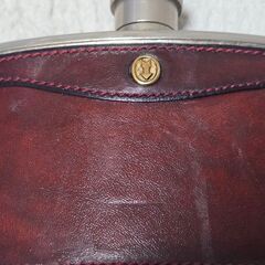 スキャットル ウィスキーボトル ヴィンテージ 酒器 持ち運び 金属製 昭和レトロの画像