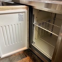 冷蔵コールドテーブル フクシマガリレイ(福島工業) LCC-120RE 業務用 中古　冷蔵庫の画像