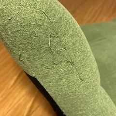 座椅子・グリーンの画像