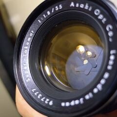 優良品 希少な前期型 PENTAX Super-TAKUMAR 55mm F1.8 分解清掃済の画像