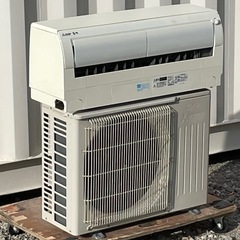 取付け可 ! !◇三菱 エアコン 8畳用 2017年 霧ヶ峰 お掃除機能 ムーブアイ100V MSZ-L2517 高圧洗浄済み！保証付き ! !の画像