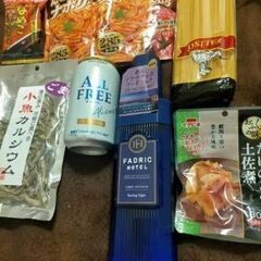 【オマケ増えました！柔軟剤付！人気商品半額にて即完売！早い者順！先着順！】レトルト非常防災食パスタ+つまみおかずセットの画像