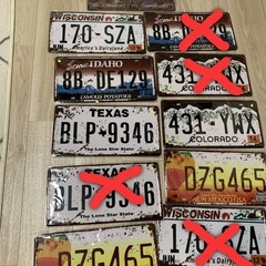 ❤️断捨離早い者勝ち　新品未使用　アメリカン雑貨　ナンバープレート　インテリア雑貨　1枚価格の画像