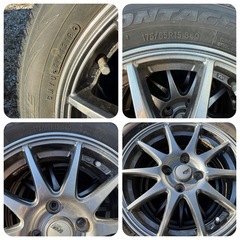 アルミホイール　スタッドレスタイヤ付　175/65/15の画像