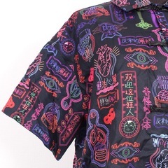 完売品 /DXMOUVE/ドゥモーヴェ/臓器看板柄チャイナボタンシャツの画像