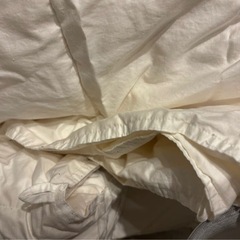 無印良品　フランス産ダウン　フルシーズン用　羽毛掛け布団ダブル用の画像
