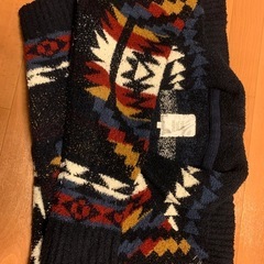 厚手のニットカーディガン、レディースの画像