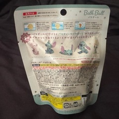 スティッチのバスボムなどの画像