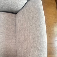 ニトリ(Nポケット)２人掛布張りソファの画像