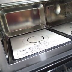 2022年製　極上美品　便利なフラット車庫搭載　縦開き　オーブンレンジ　電子レンジの画像