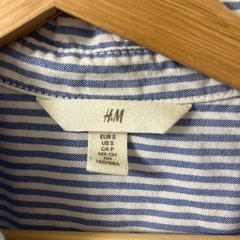 決まりましたH&Mストライプシャツの画像