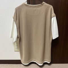 BEAMS 重ね着風Tシャツ Mサイズの画像