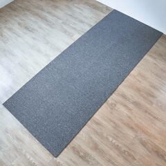 新品【サンゲツ】タイルカーペット グレー50X50cm 10枚の画像