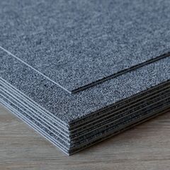 新品【サンゲツ】タイルカーペット グレー50X50cm 10枚の画像
