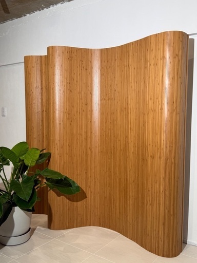 Artek風 ウッドカーブパーテーション (park329) 参宮橋のその他の中古