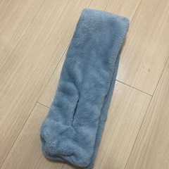 無印良品　マフラー　水色の画像